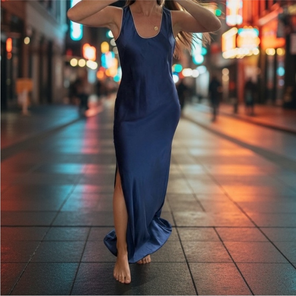 Naked Cashmere Silk Maxi Dress